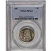 Image 3 : 	1837 25C MS62 PCGS. B-4, R.3. Die State II. The 7 in t 1837