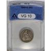 Image 1 : 	1849-O 25C VG10 ANACS. An important offering. The 1849 1849-O