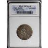 	1866-S 25C --Scratched--ANACS. XF40 Details. A bright p 1866-S