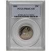 Image 3 : 	1881 25C PR66 Cameo PCGS. Approximately 470 1881 proof 1881