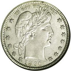 	1896-S 25C --Cleaned--ANACS. MS60 Details. Collectors o 1896-S