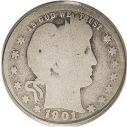 	1901-S 25C AG3 PCGS. An original, uncleaned coin. Heav 1901-S