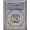 Image 1 : 	1907-D 25C MS64 PCGS. Bright and satiny with a sharp s 1907-D