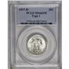 Image 3 : 	1917-D 25C Type One MS66 Full Head PCGS. An almost thr 1917-D