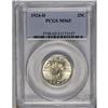 Image 1 : 	1924-D 25C MS65 PCGS. Brilliant throughout, the surfac 1924-D