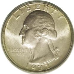 	1932-D 25C MS64 ICG. Rich mint-green, sunset-gold, and 1932-D