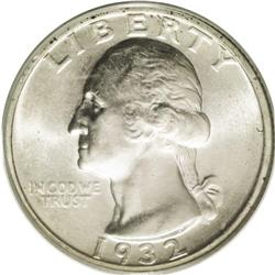 	1932-S 25C MS64 PCGS. Aside from a few tiny carbon fle 1932-S