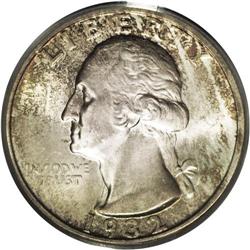 	1932-S 25C MS64 PCGS. Bright, lustrous surfaces displa 1932-S