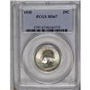 Image 1 : 	1935 25C MS67 PCGS. Glistening, frosty textured surfac 1935