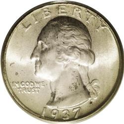 	1937-S 25C MS67 PCGS. A creamy, virtually mark-free Mi 1937-S