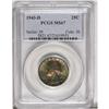 Image 1 : 	1943-D 25C MS67 PCGS. Majestic forest-green, ruby-red, 1943-D