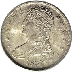 	1837 50C MS65 PCGS. The Reeded Edge half dollars were 1837