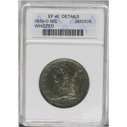 	1839-O 50C --Whizzed--ANACS. XF40 Details. This granula 1839-O