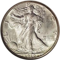 	1919-S 50C MS67 NGC. This is the single finest 1919-S 1919-S