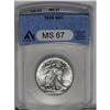 Image 1 : 	1936 50C MS67 ANACS. Exquisite definition on the desig 1936