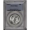 	1943-S 50C MS66 PCGS. FS-010.5. Large S. A stone-white 1943-S