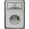 Image 1 : 	1938 50C PR64 NGC. This bright near-Gem proof exudes n 1938