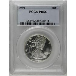 	1939 50C PR66 PCGS. Fully struck and untoned, with wat 1939