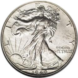 	1940 50C PR68 NGC. Both sides are covered in a light s 1940