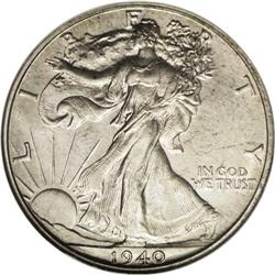 	1940 50C PR68 NGC. Extremely brilliant, with a light p 1940