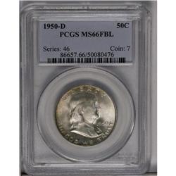	1950-D 50C MS66 Full Bell Lines PCGS. As with the 1950 1950-D