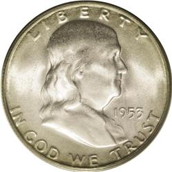 	1953-S 50C MS65 Full Bell Lines PCGS. This is the prem 1953-S