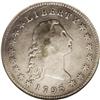 	1795 S$1 Flowing Hair, Three Leaves--Cleaned--ANACS. F 1795