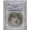 Image 3 : 	1803 S$1 Large 3 AU50 PCGS. B-6, BB-255, R.2. Splashes 1803
