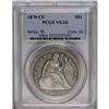 Image 1 : 	1870-CC S$1 VG10 PCGS. Variety 1-A. Close CC mintmark. 1870-CC
