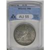 Image 3 : 	1873-CC T$1 AU55 ANACS. This key date issue has one of 1873-CC