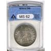Image 1 : 	1878-S T$1 MS62 ANACS. The obverse displays light to m 1878-S