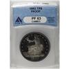 Image 3 : 	1882 T$1 PR63 Cameo ANACS. The 1882 continues the proo 1882