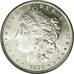 	1878 7TF S$1 Reverse of 1878 MS66 Prooflike PCGS. Ex: 1878 7TF