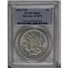 	1878 7TF S$1 Reverse of 1879 MS64 PCGS. Ostentatious m 1878 7TF