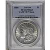 	1880 S$1 8 Over 7 Stem MS63 PCGS. VAM-9. A Top 100 Var 1880