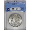 Image 1 : 	1880-CC S$1 MS64 ANACS. Although the centers are somew 1880-CC