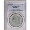 Image 3 : 	1880-CC S$1 8 Over High 7 MS66 PCGS. VAM-5. A Top 100 1880-CC