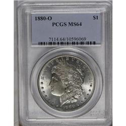 	1880-O S$1 MS64 PCGS. A fully brilliant near-Gem examp 1880-O