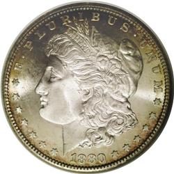 	1880-S S$1 MS68 NGC. A simply stellar representative o 1880-S