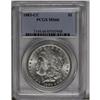 Image 1 : 	1883-CC S$1 MS66 PCGS. A splendidly smooth representat 1883-CC