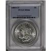 Image 1 : 	1884-CC S$1 MS66 PCGS. Dazzling luster radiates from s 1884-CC