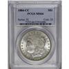 Image 1 : 	1884-CC S$1 MS66 PCGS. A golden arc across the lower o 1884-CC