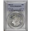 Image 1 : 	1884-CC S$1 MS64 Deep Mirror Prooflike PCGS. The 18 in 1884-CC
