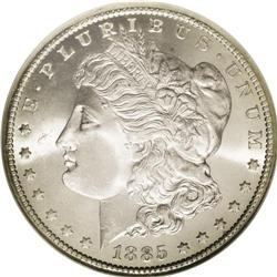 	1885-CC S$1 MS67 NGC. While always a popular Carson Ci 1885-CC