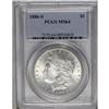 	1886-S S$1 MS64 PCGS. Bright and snow-white overall wi 1886-S