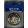 	1886-S S$1 MS64 ANACS. This shimmering better date dol 1886-S
