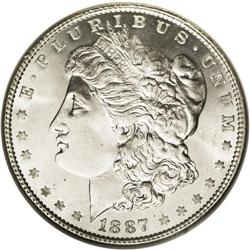 	1887/6 S$1 MS65 NGC. VAM-2. A Top 100 Variety. The low 1887/6