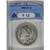 	1889-CC S$1 Fine 12 ANACS. An attractive light gray pa 1889-CC