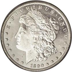 	1890-CC S$1 MS64 Deep Mirror Prooflike PCGS. This Choi 1890-CC