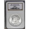 Image 1 : 	1891-CC S$1 MS62 NGC. VAM-3. A Top 100 Variety. This e 1891-CC